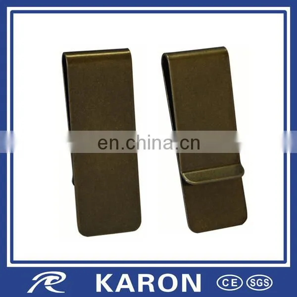 stainless steel money clamp for brand promotion