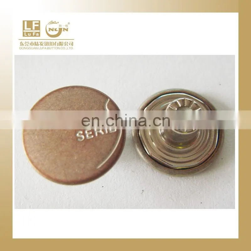 27L antique brass denim jeans button