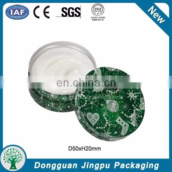 Blank customized aluminum round tin box