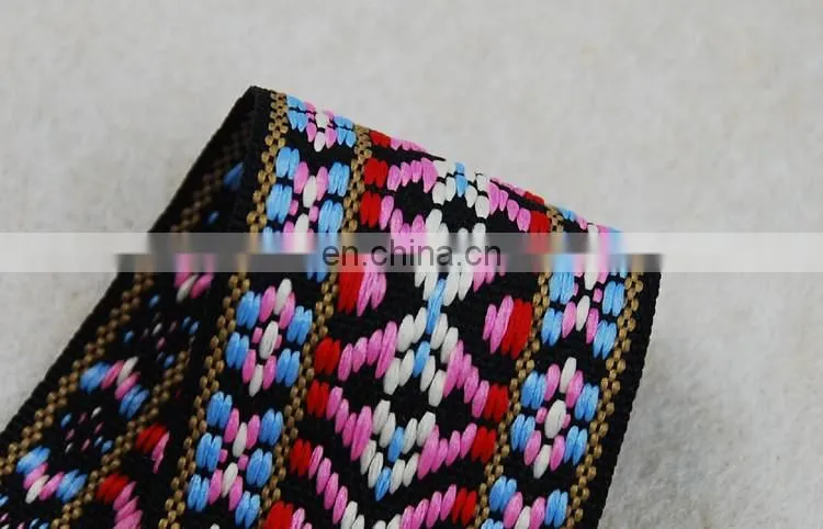 Italy design fashion Jacquard Ethnic tape trim
