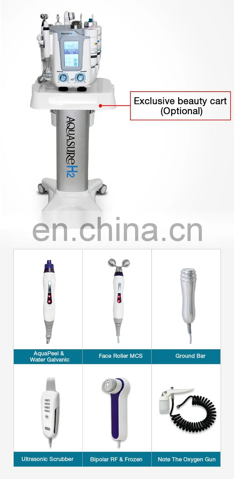 2019 Trending New Style aqua peel machine with 6 handles / Deep cleaning hydra dermabrasion /hydra dermabrasion machine