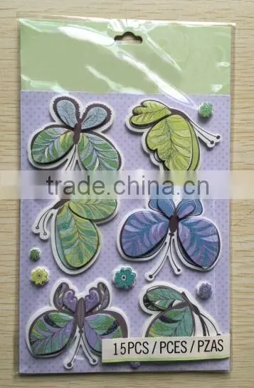 christmas decoration 3D Handmade Paper Sticker