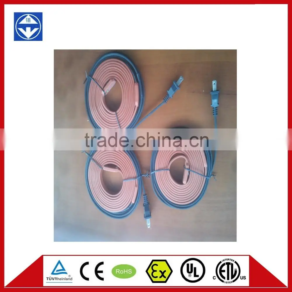 wrap on pipe heating cable