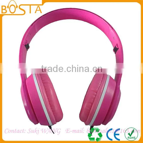 High quality promotional exhibition China wholesale funny fashion folding headphones