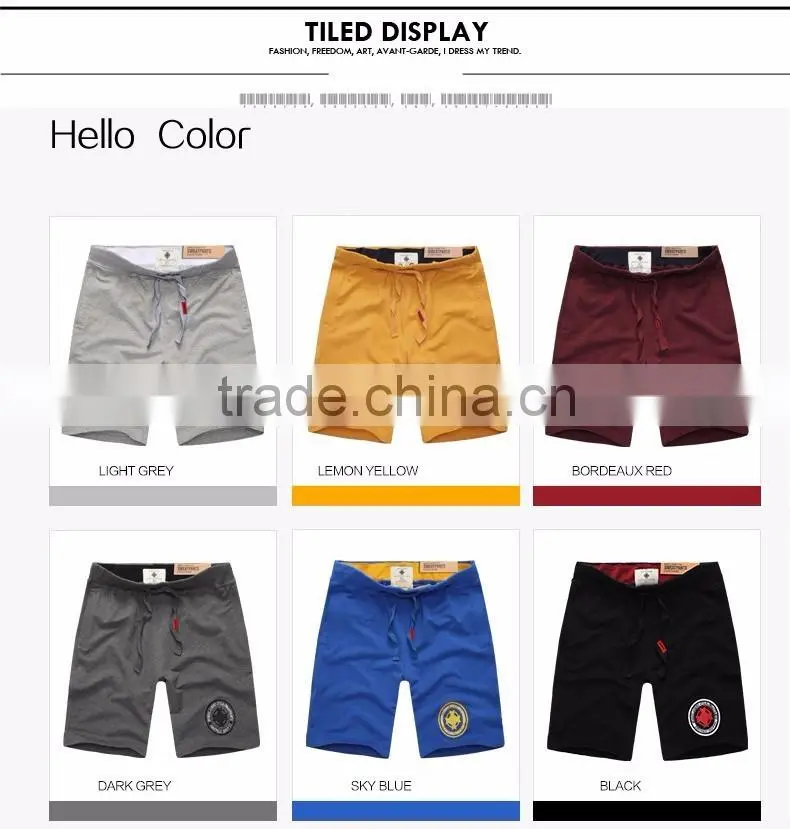 2016 NEW Summer Mens Shorts Pants Sport Casual gym Short brand clothing boys Shorts Men Jogger Trousers Knee Length Shorts