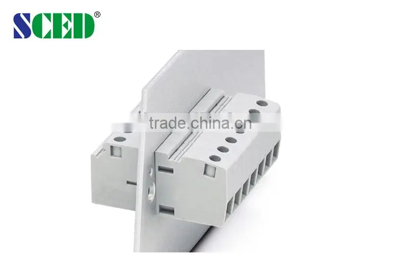 Feed Through Terminal Block Connector With Single Deck