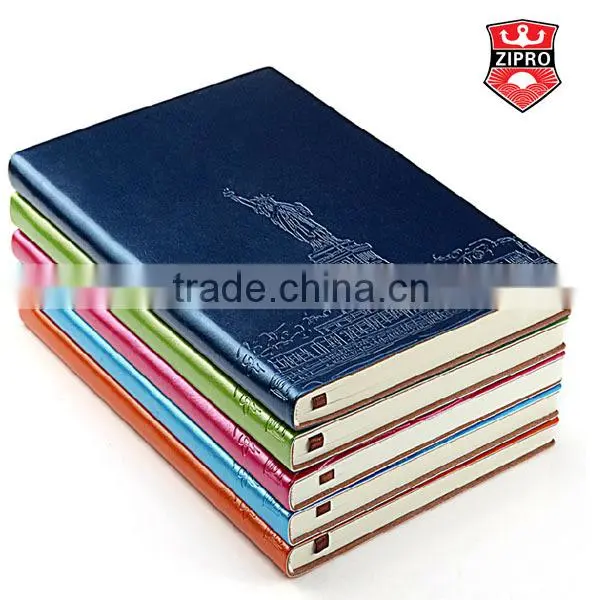 PU paper hardcover notebook decorative pattern hardcover notebook stigma leather notebook emboss deboss student office notebook