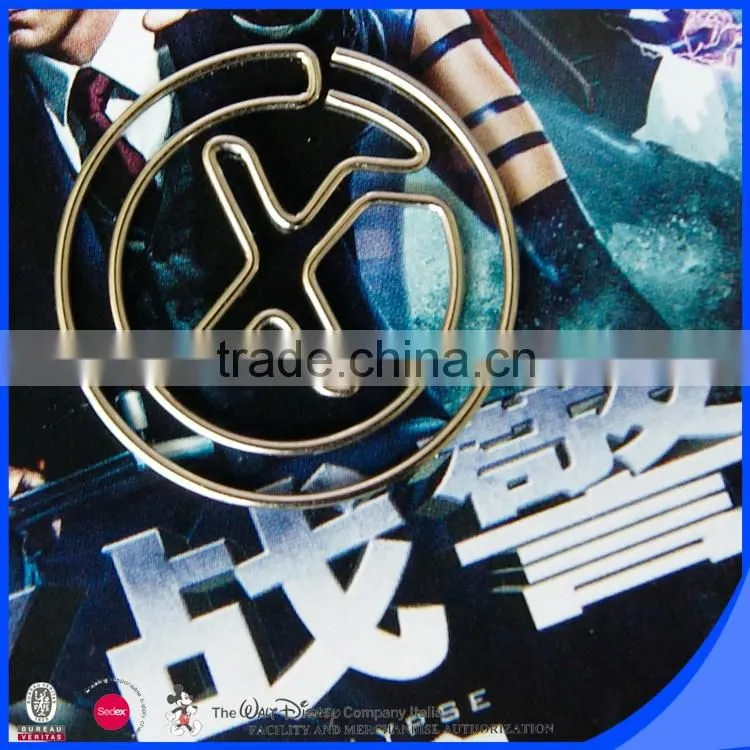 Movie promotional gifts custom paper clip