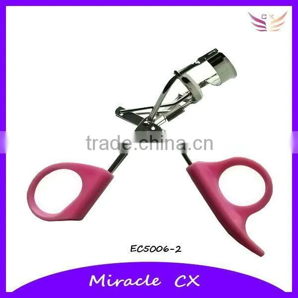 Electroplating colorful plastic handle eyelash curler