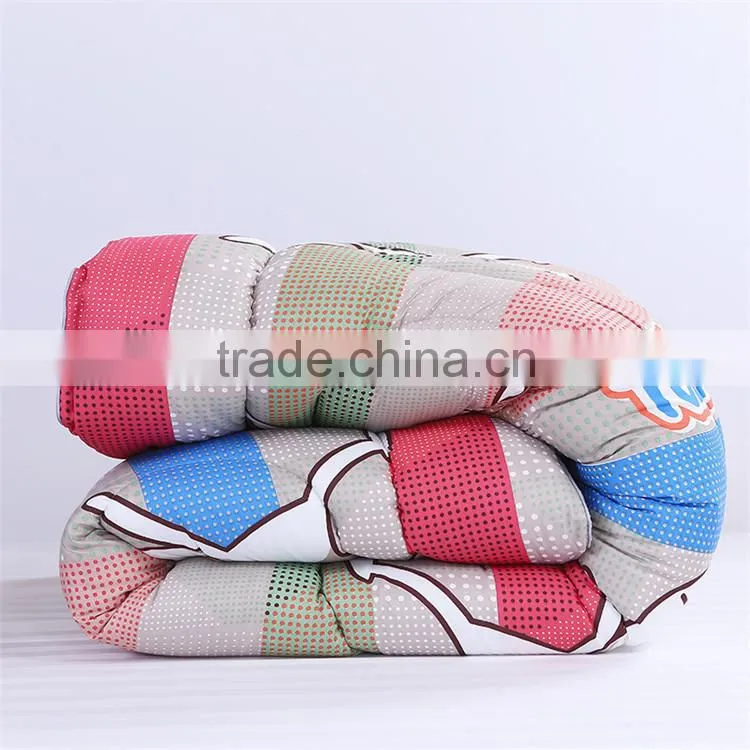 cheap home sense printed kids design patchwork quilt bedspread sale support OEM can be customize