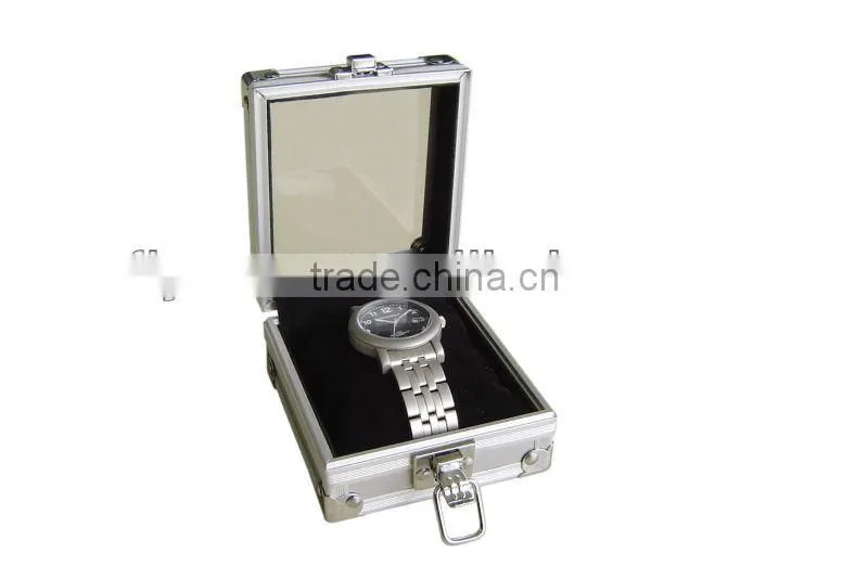 corrosion resisting hard shell raved watch case with code lock and handle