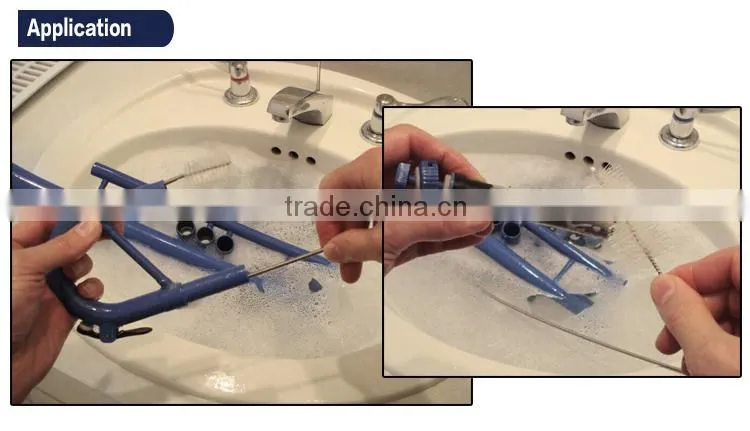 Plastic Trumpet Cleaning Nylon Straight Brush