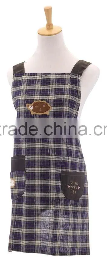 Callia 2015 fashion apron cotton / waterproof/ CPE/Polyester