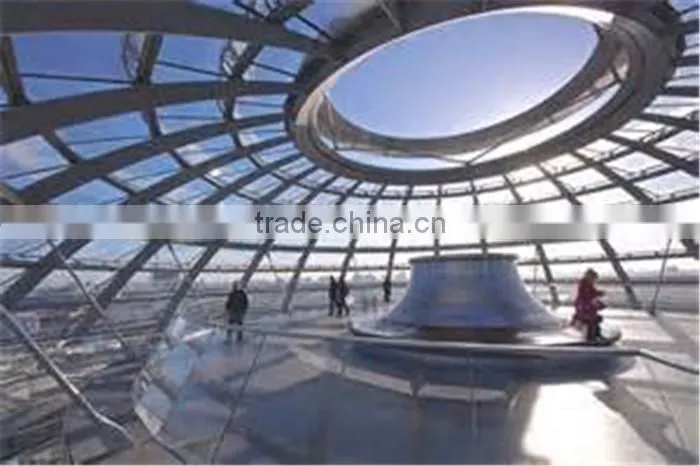 High standard prefabricated structure glass dome
