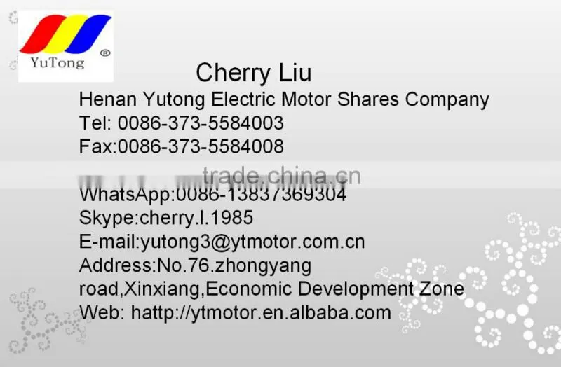 YS series Three Phase electric ac 600w motor