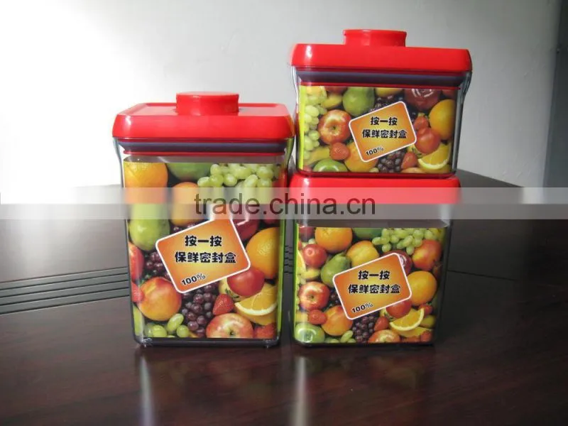 OEM/ODM 0.7L vacuum container with pump