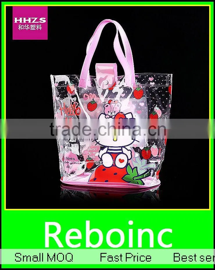 Oem bags transparent cheap women hand bag