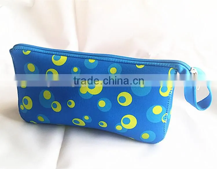 2014 new promotional gifts for christmas, neoprene pencil bag, cosmetic bag