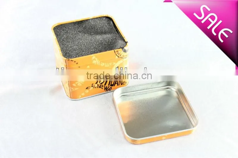 round watch tin box