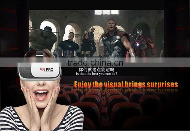 New Arrival High End VR Box 3D Glasses for 3.5-6.2 Mobile