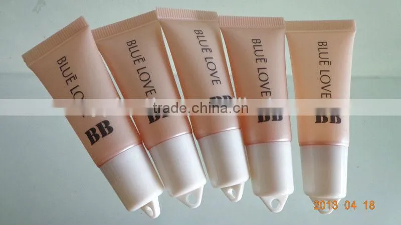 plastic lip balm tube with key-chain cap for packaging