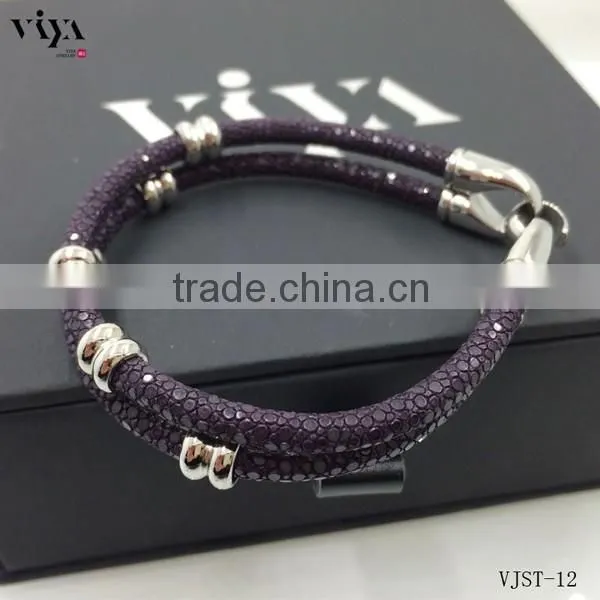 2016 New Luxury Jewelry Stainless Steel Mens Stingray Bracelet Genuine Stingray Bracelet With Higher End Quality standard