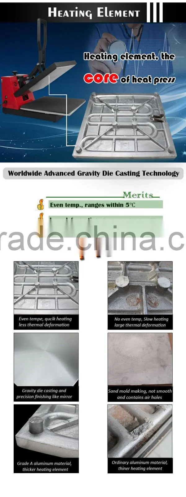Hot and cold steam pressure heatpress machine for sale