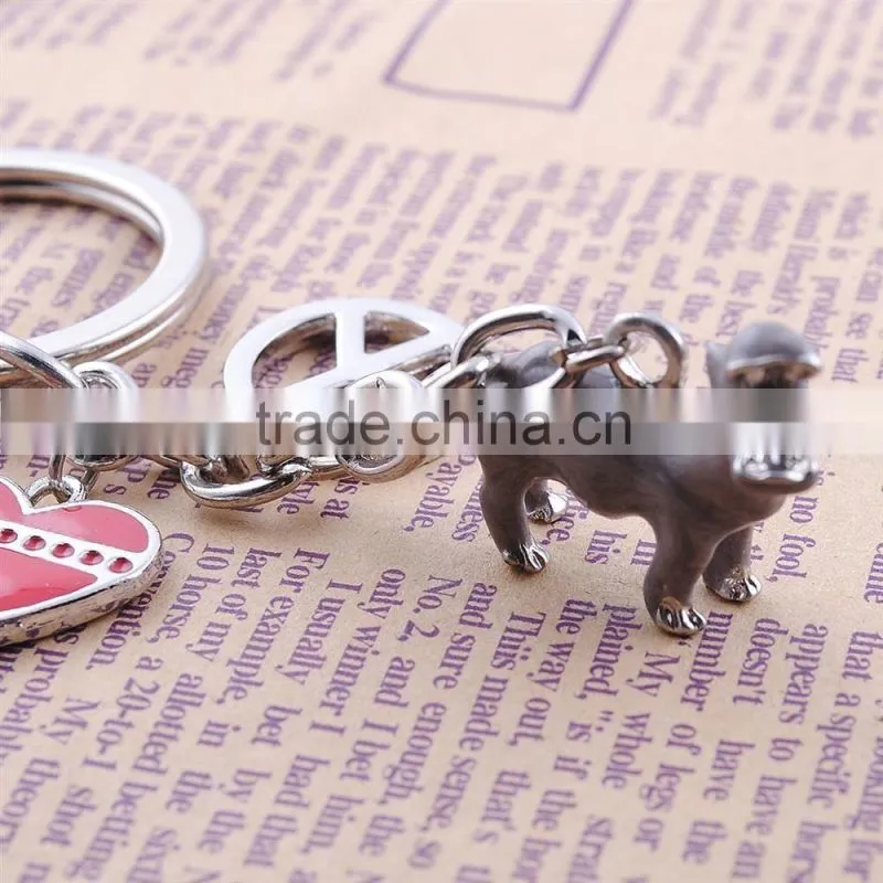 Pet Keychain manufacturers animal key chain hippo keychain