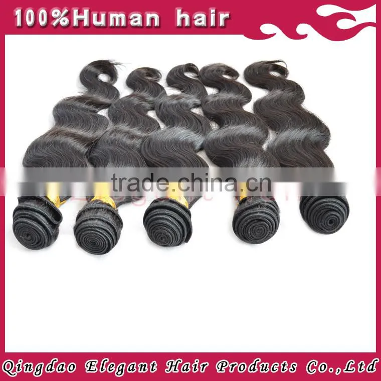 2015 new style No Shedding brazilian Remy body wave Double Drawn Virgin Hair