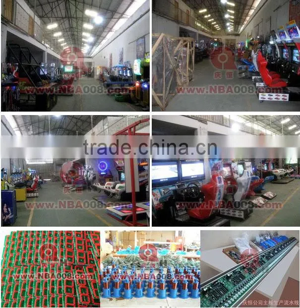 Fashion coin operated bus air hockey game machine