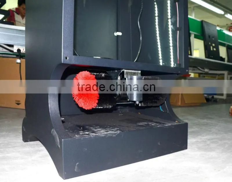 47 inch standing advertising player with brushing shoes function