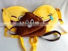 Plush emoji wallets poop backpack, Emoji wallets, Emoji coin purses