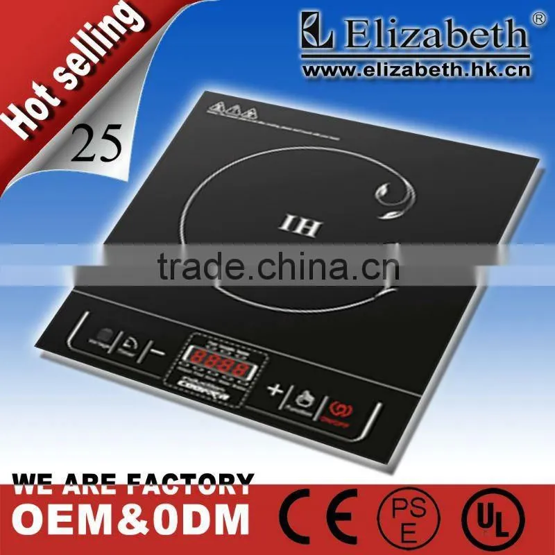 2012 newest durable black crystal induction cooker(H101)