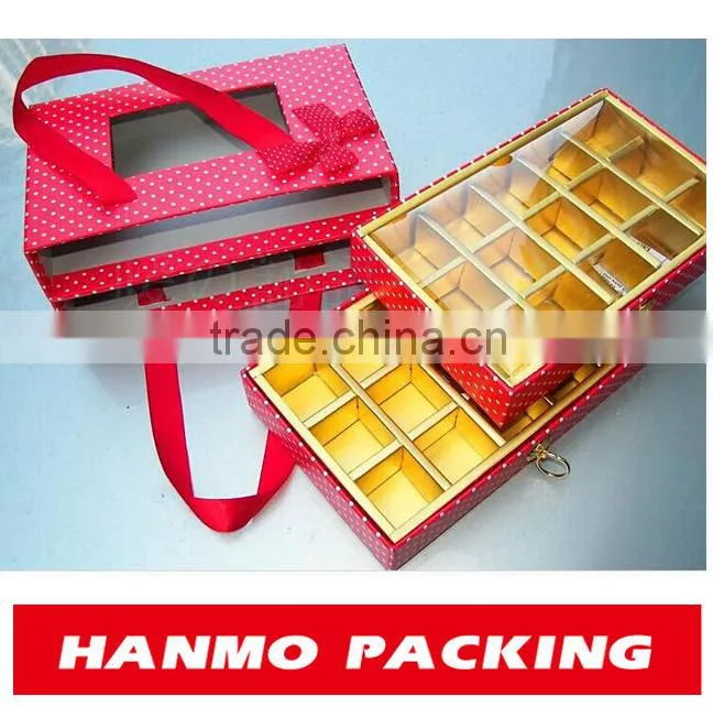 Packaging box with handle custom made orders OEM ODM