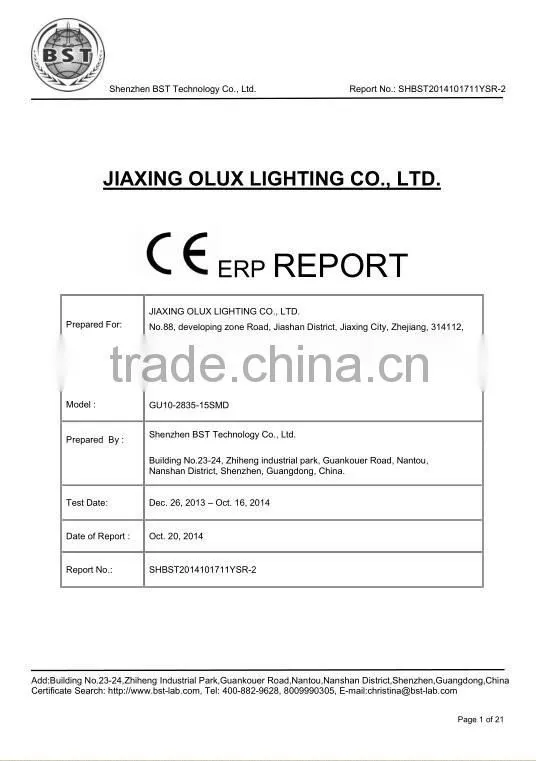 Aluminum+Plastic GU10 LED Spotllight 5W 2835SMD AC220-240V 120degree GU10 with 3 years warranty