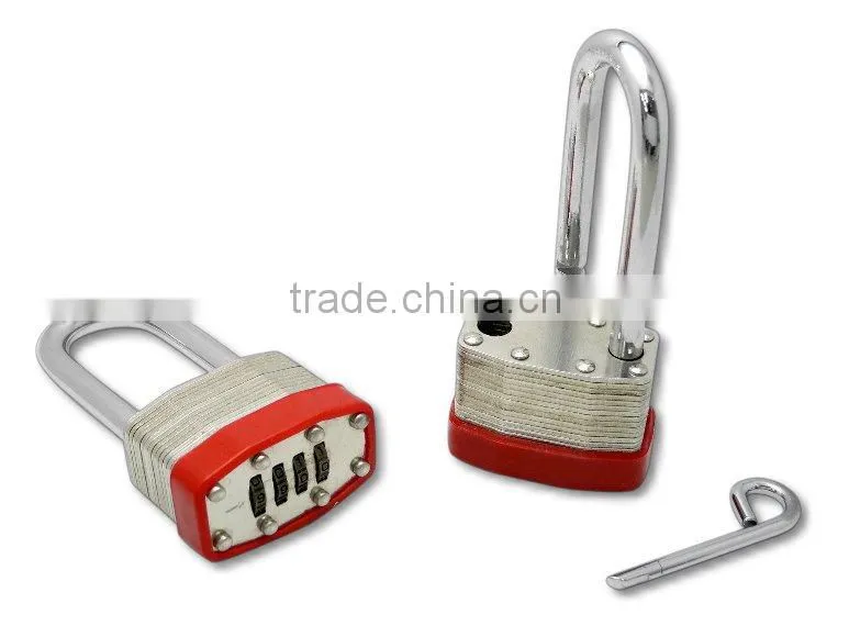 Laminated Steel Letter Combination Padlock Candado Supplier