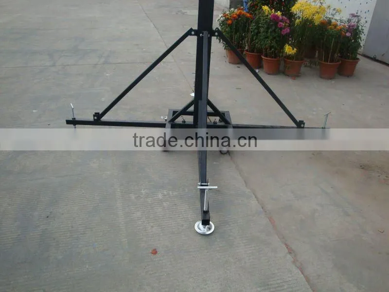 Elevator tower use for hanging lighting and lighting truss