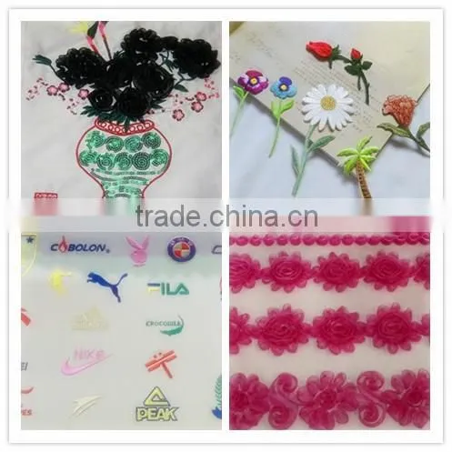 Tapping and flat computer embroidery machine