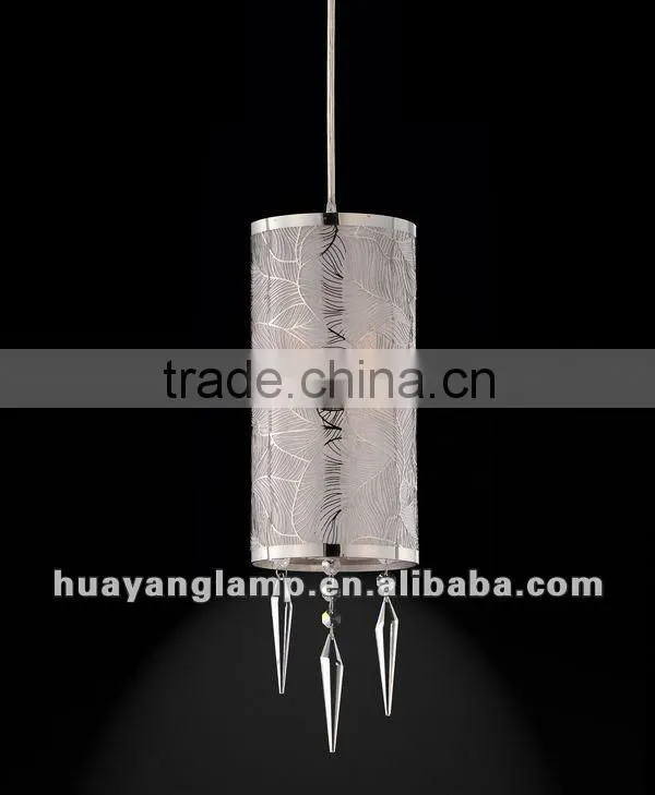 cheap chrome metal HY 9016-1PL G9 hanging lamp
