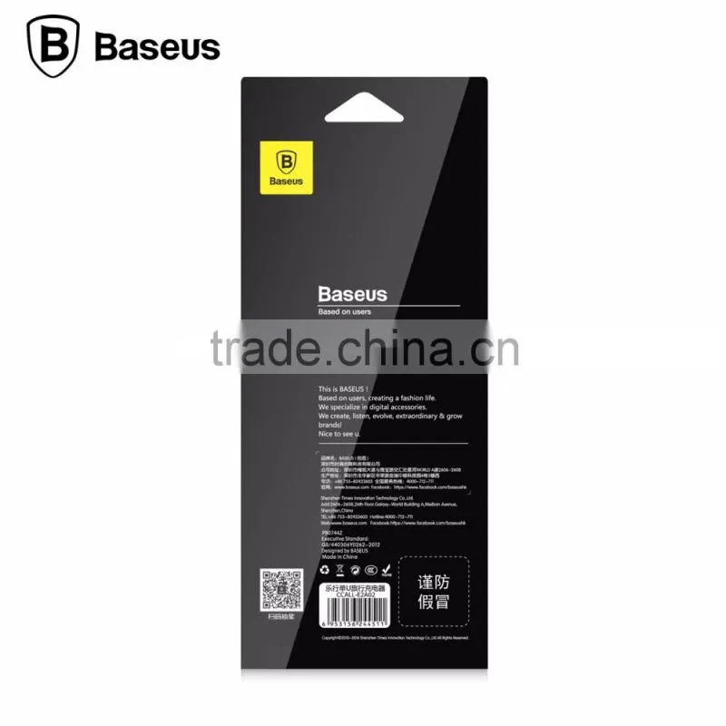BASEUS 2.1A Fast Charging Single USB Travel Charger Adapter For iPhone SE/6/6S Travel Charger Adapter EU Plug For SamsungTB-0222