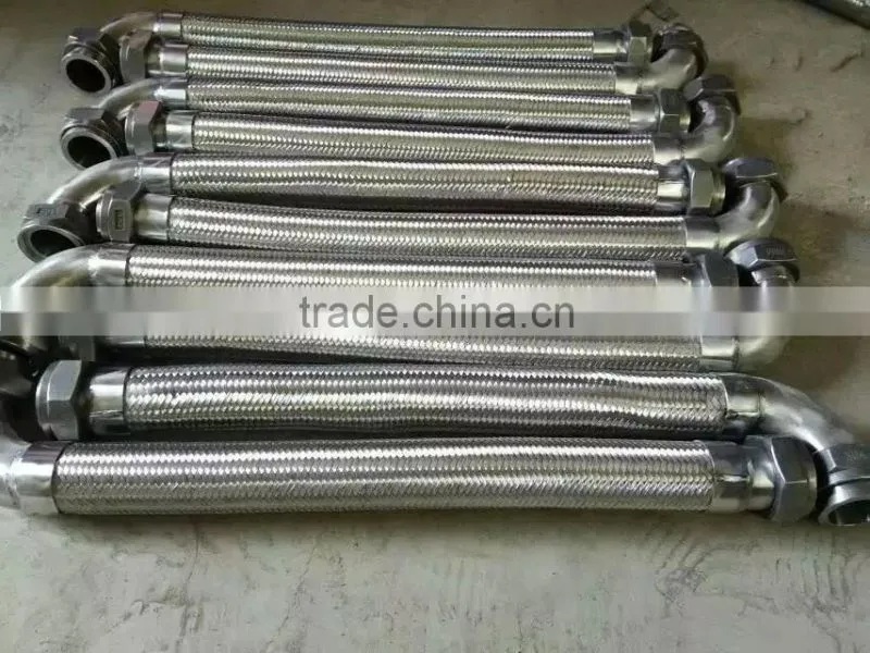 PTFE Teflon Stainless Steel hose SS304 metal hose