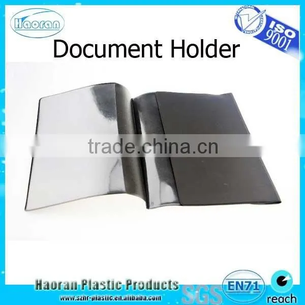 Clear vinyl letter size document holder