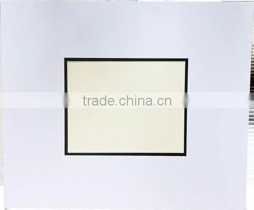 White Core Cream Core Acid Free Mat Board for Picture Frames, 5*7" size 1.4mm Pre Cut Mount Board