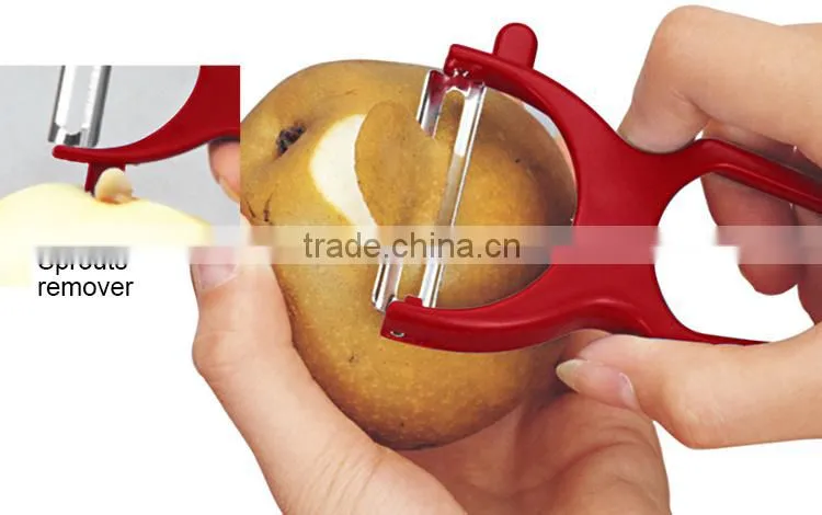 ABS+S/S 10.5*6.8 Kitchen tools small potato peeler/useful potato peeler