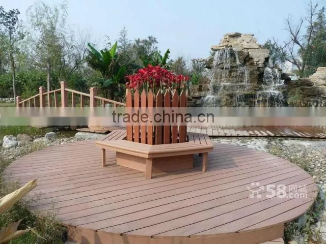 high tensile strength and corrosion-resistant wpc outdoor flower box