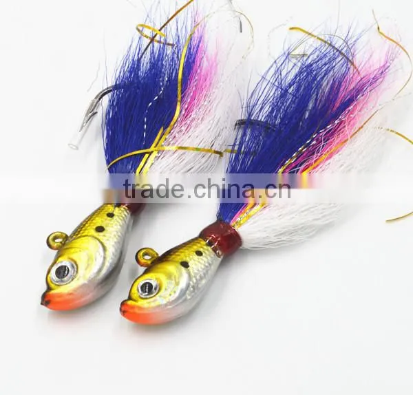 colorful bucktail jig head wholesaler in China