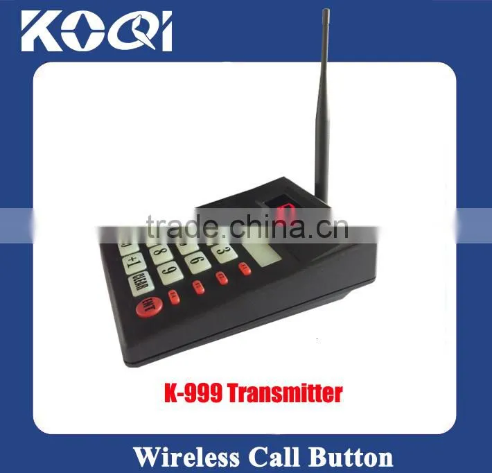 Customer queue pager system numeric keypad with number monitor used in the hospital/clinic/restaurant