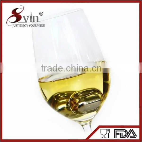 2015 new wine cooler wine chiller rocks whisky stones bpa free and reusable ice cubes