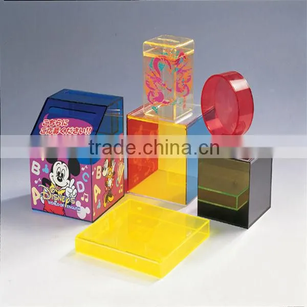 pink factory directly sale elegant plastic display / containers