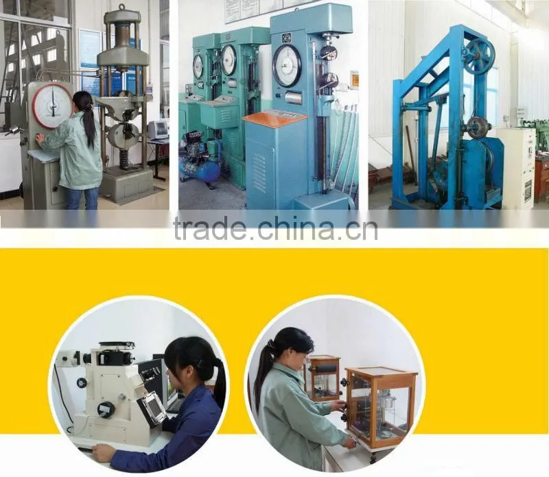 ungalvanized steel wire rope with 6*36+IWRC